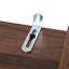 Grand garde-manger 71 po avec 3 organisateurs coulissants, armoire de rangement de cuisine autoportante avec 6 tablettes de porte et 2 tiroirs, brun