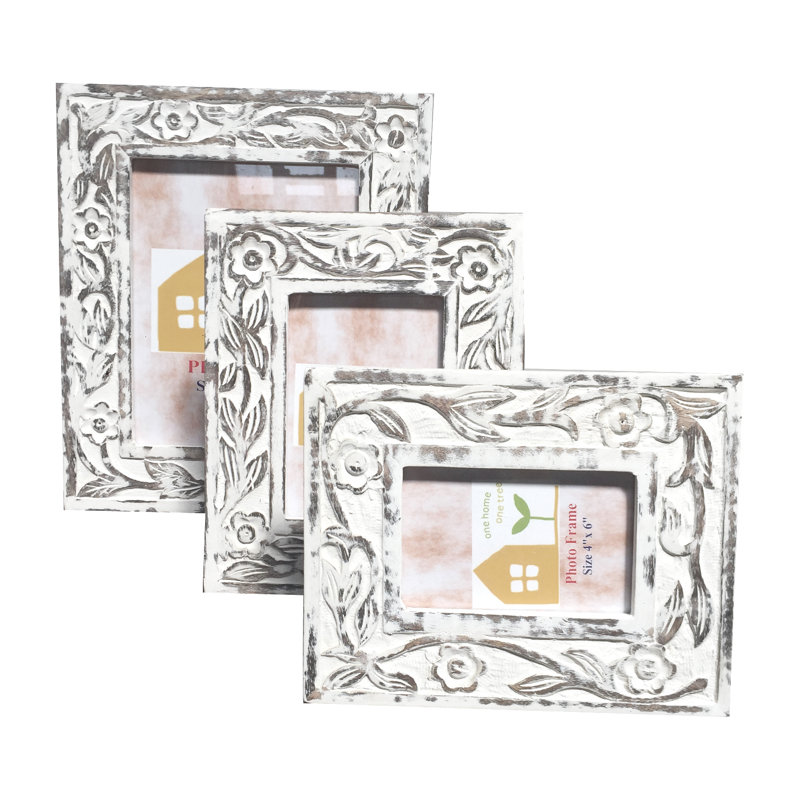 Jerry White Solid + Manufactured Wood Picture Frame, 5" x 7"