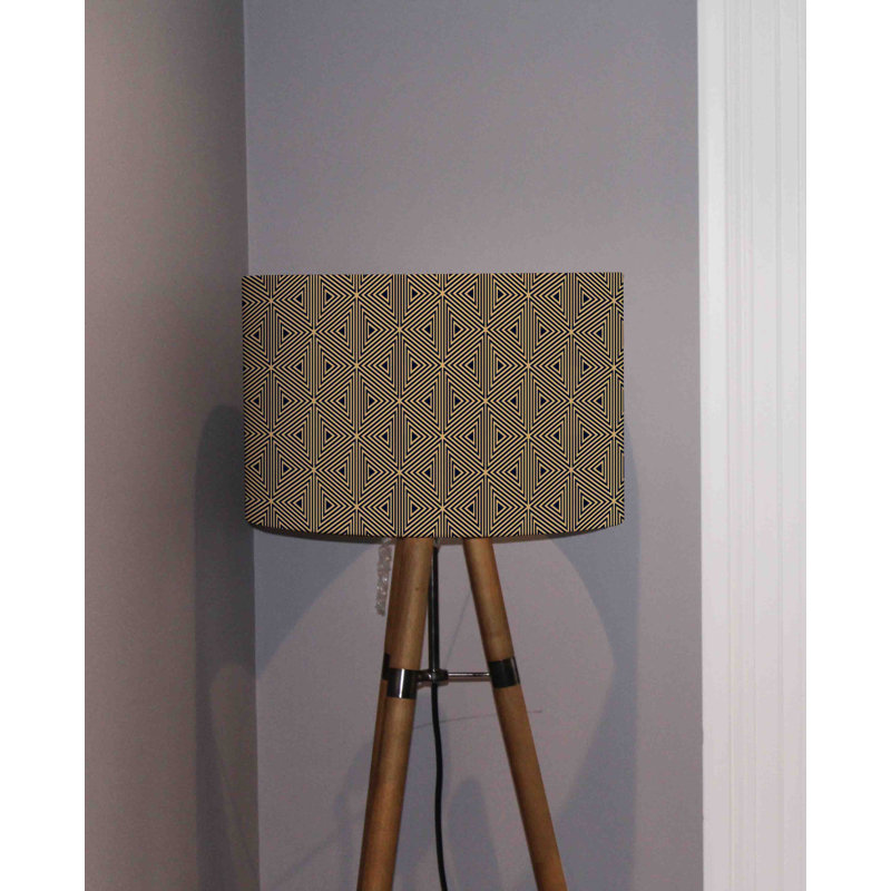 Cotton Drum Lamp Shade ( Uno ), 25cm H x 40cm W x 40cm D