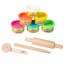 Roba X Play Doh Made of FSC -Certified Wood - Including 3D Creative Mat, 6 Kneading Containers, Tools, Storage Box and Play Tub - Ideal for Indoor and Outdoor Use - from 3 Years Kitchen Set