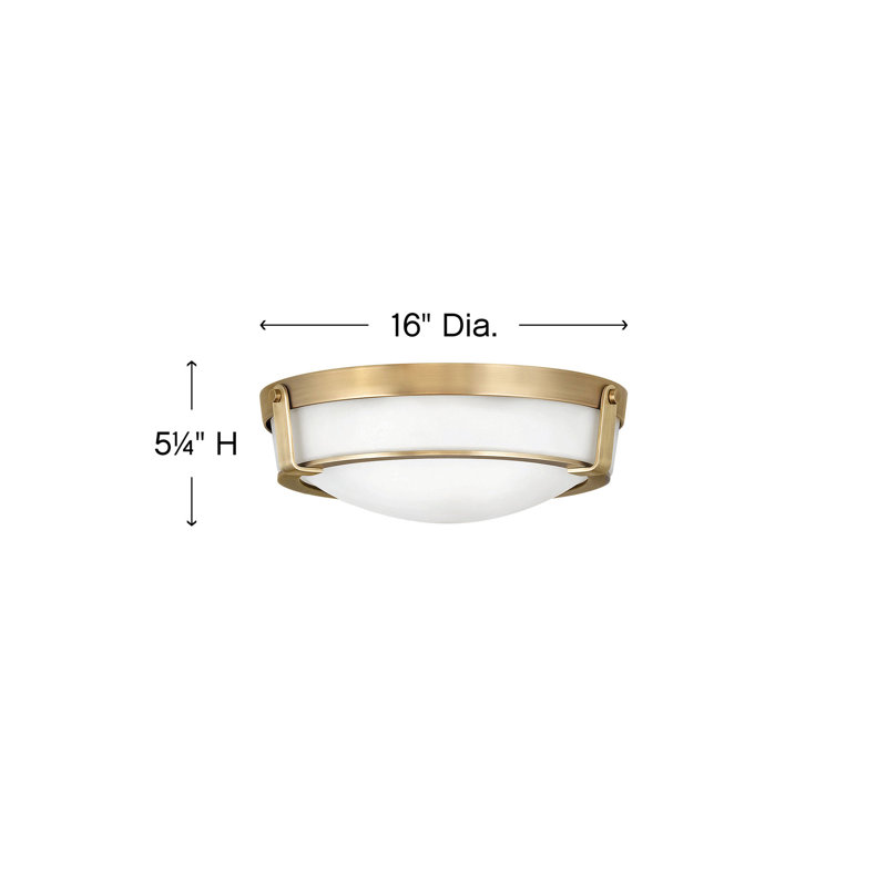 Hathaway 3-Light Flush Mount Bowl Ceiling Light