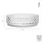 Mikasa Trellis Bowl, 11.75 Inch