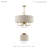 Argyll Fabric Semi Flush Mount