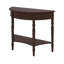 Petite console d'entrée en bois avec tiroir et tablette de rangement-2052653789