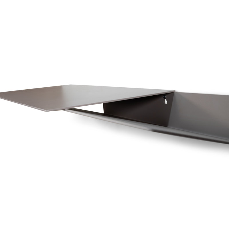 DRIFT Adjustable Steel Floating Desk, Grey