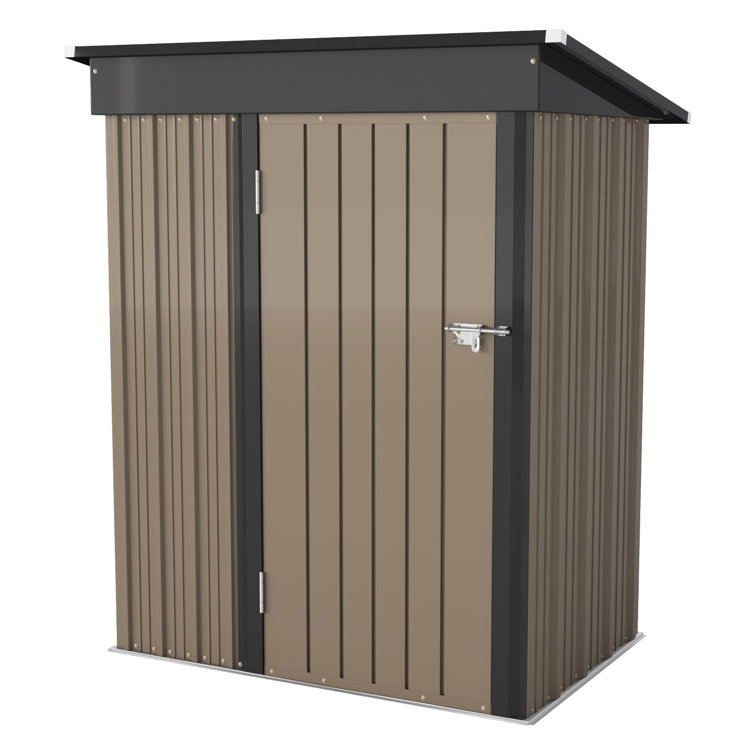 Outdoor 5 ft. W x 3 ft. D Material Storage Shed