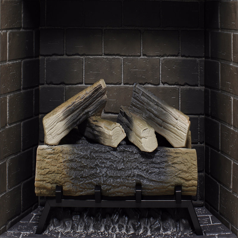 33 Inch Infrared Electric Fireplace Insert, Touch Panel Home Decor Heater,Smokeless Firebox .With Fixed Trim Kit