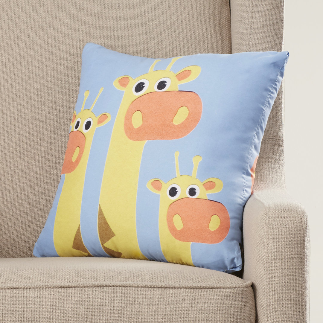 Olivia's Easel Home Giraffe Throw Pillow Oliver Gal Prints