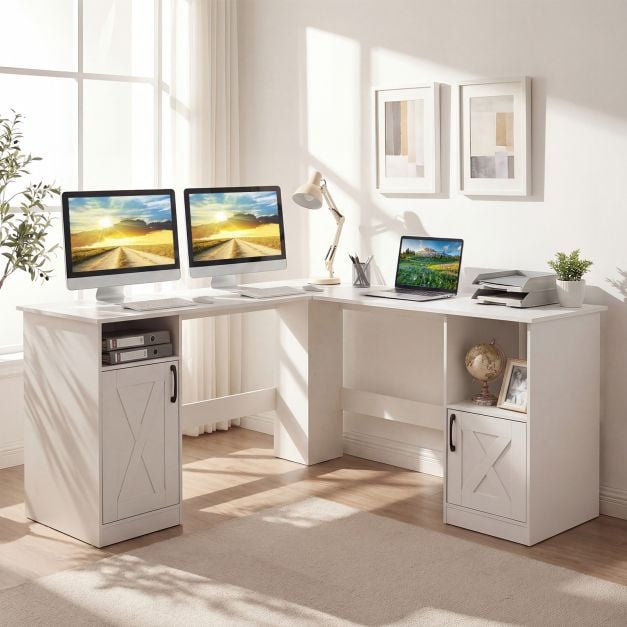 L-Shaped Computer Desk