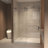 Frameless Sliding Bathtub Door, Tub Shower Door, 5/16" (8Mm) Clear Tempered Glass, Stainless Steel Frame,Brushed Nickel-121059940