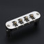 Chevalet de remplacement pour guitare basse 4 cordes Roller Saddle Bridge