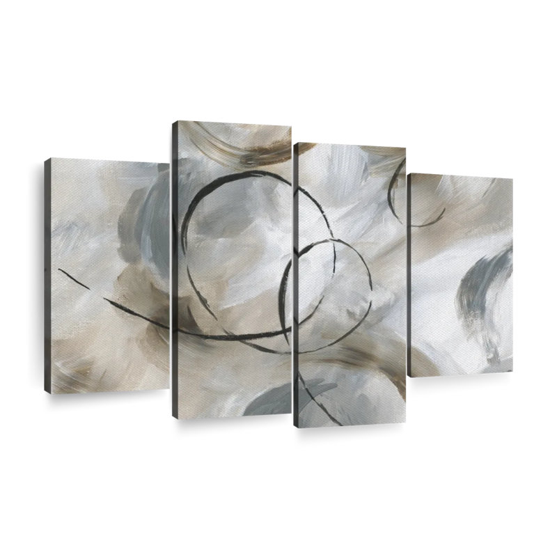 Allegro On Canvas 4 Pieces Set, 22" H x 36" W x 1" D