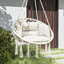 Balancelle simple en corde avec coussin amovible Porch Hammock-1455010704-1455010707