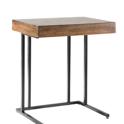Pull Up Desk For Home Office - , Solid Wood, Metal Materials Wood Veneer Table Feature, Base Configuration