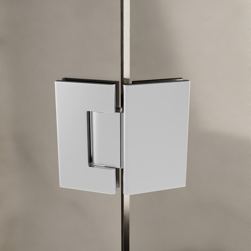 79C4BAE699894928B52512C7B616B172 Charnière de porte de douche à fixer sur verre Maxum Series 135 degrés Satine, Satiné