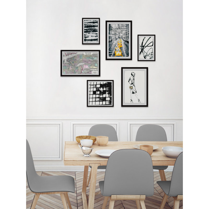 'imbriqué fabriqué' hexaptych