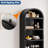 71" Tall 5-Tier Wooden Bookshelf, Open Display Storage Shelf-424150600