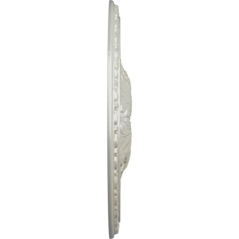 Médaillon de plafond Endurathane Orrington, DE 19 5/8 po x P 4 3/4 po x P 1 3/4 po (convient aux auvents jusqu'à 4 3/4 po), finition de l'abat-jour peint à la main