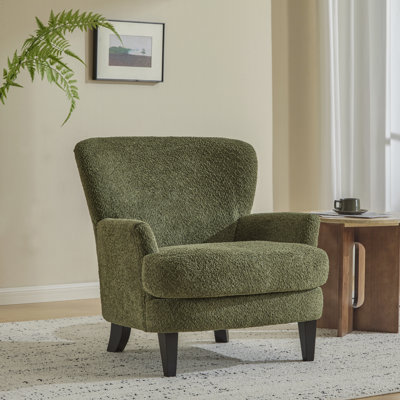 Fauteuil club rembourré Fleckenstein Boucle