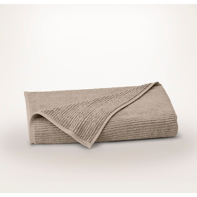 Turkish Ribbed Ribbed Bath Sheet, Oak