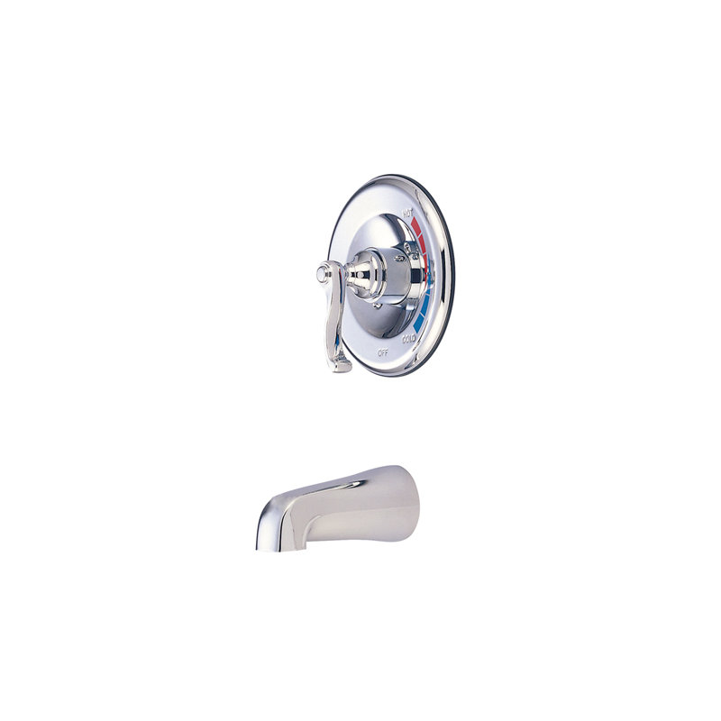 Atlanta Single Handle Wall Mounted Tub Spout, Chrome