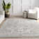 Edwa Traditional Power Loom Performance Light Gray Rug
