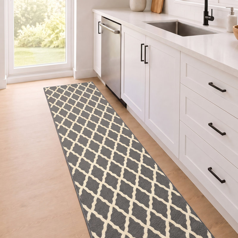 Tapis sur mesure antidérapant à dos en caoutchouc, Tapis de couloir 1 pi 11 po x 7 pi