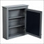 Armoire de rangement murale pour salle de bain avec miroir, tablettes réglables et conception compacte pour les salles de bain modernes-1282158616