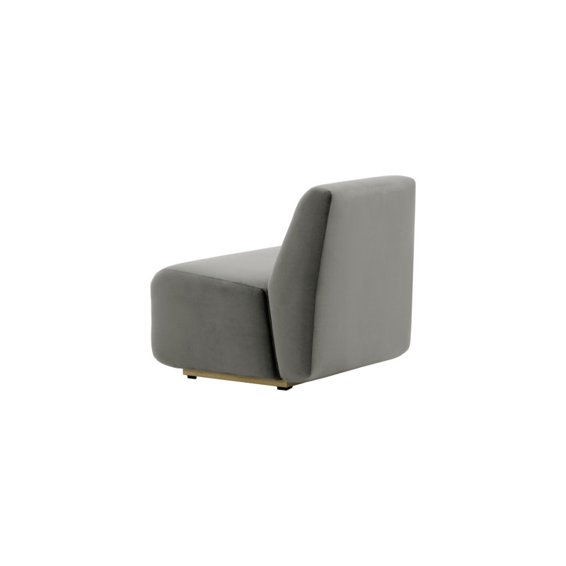 Dilly Upholstered Armchair, Grey