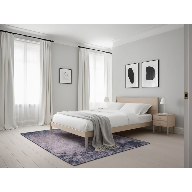 Tapis brun / gris Breda, Rectangle 5 pi x 7 pi