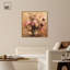Art floral glamour sur toile bourgogne-105673567-105673573