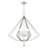Zyvon Steel Dimmable Lantern Geometric Chandelier-228131168-263978456-263978459