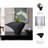 Karly Modern Sculptural Metal Table Vase - Black-1471928062
