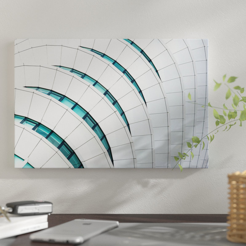 « ondulations up », impression sur toile, H 26 po x l 40 po x P 1,5 po, Toile tendue, Pas de tapis