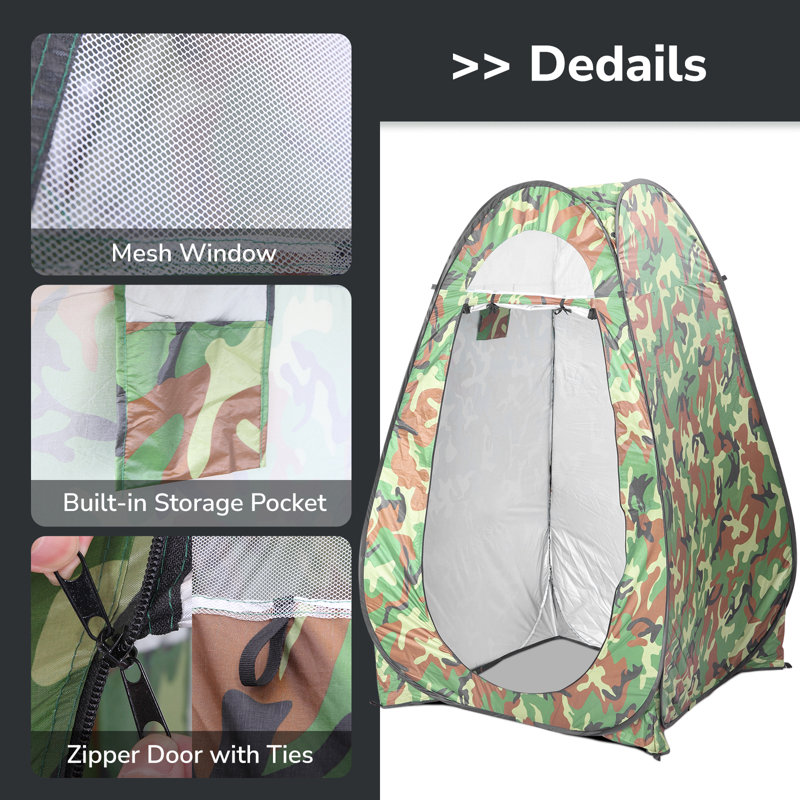 Tente de douche Pop Up, Camouflage