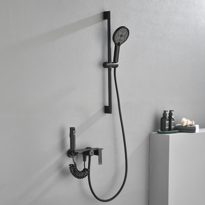 1 Handle Wall Tub Filler with Diverter