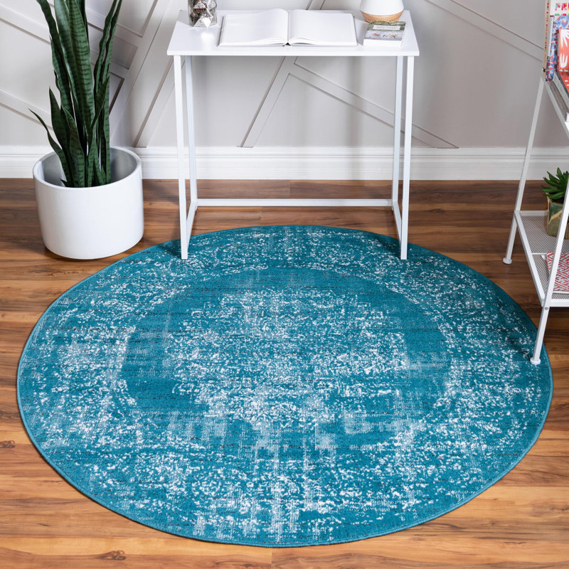 Dota Oriental Indoor Rug, Round 7'10"