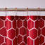 Ensemble de rideau de douche géométrique 13 pièces + crochets-1715152532
