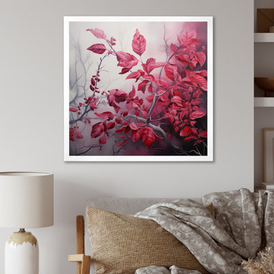 Feuilles de charme dans Moody Overcast II - impression