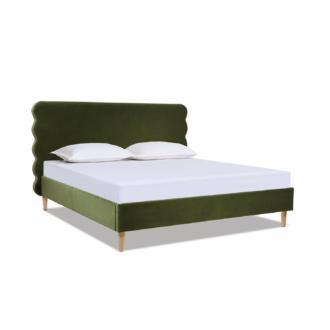 Henley Upholstered Scalloped Bed Joss & Main