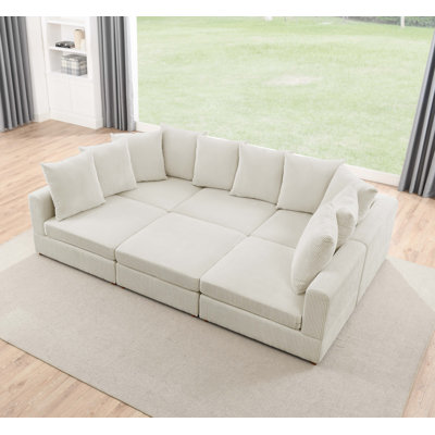 Canapé modulaire 6 pièces Belandina