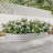 Raised Garden Bed Outdoor,   Oval Large Metal Raised Planter Bed For For Plants, Vegetables, And Flowers - Silver-2062968606