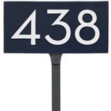 Floating 1-Line Lawn Address Sign