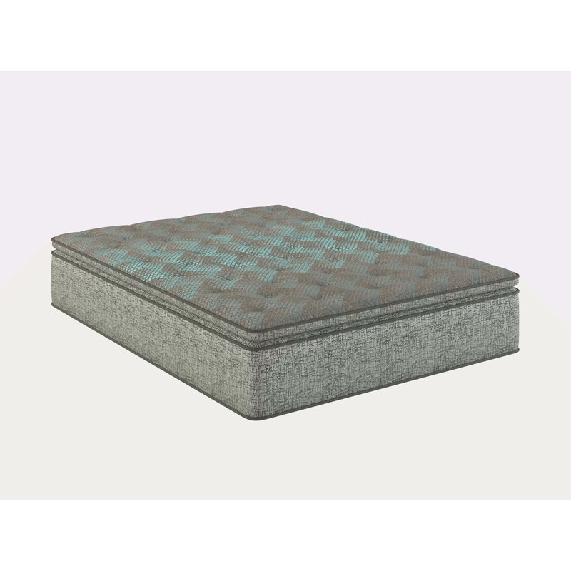 Matelas hybride Comfort Care Euro Top, matelas à ressorts ensachés individuels, confort moelleux, Grand lit