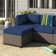 Larrissa Outdoor 6'' Replacement Cushion Set Cushion Cover