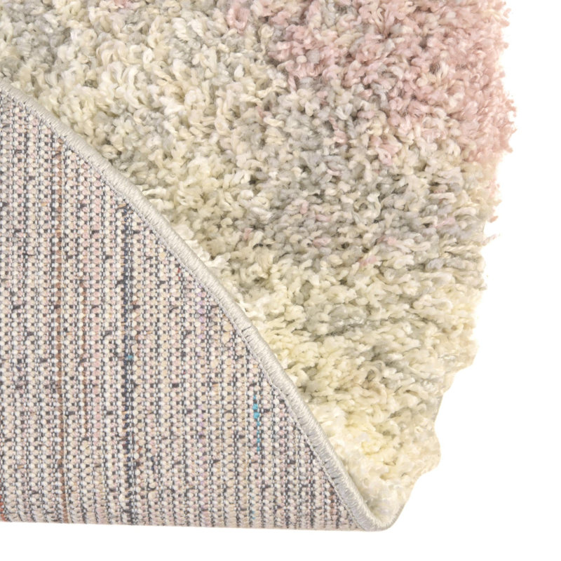 Performance Abstract Indoor Rug, Round 4'1"