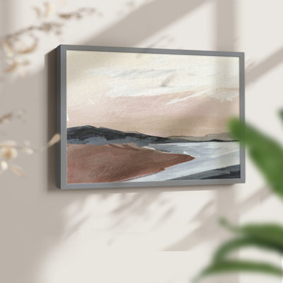 Paynes Coast I -Framed Print - Restickable