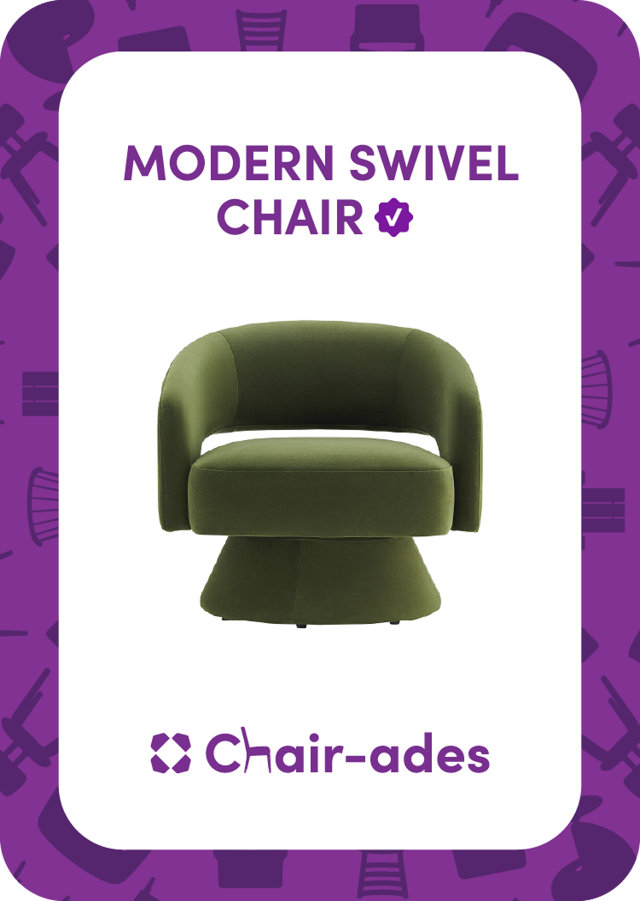 Modern Swivel Chair, Chair-ades