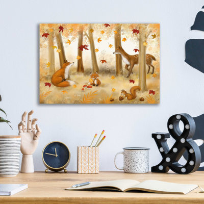 «Autumn Scene» par Makiko, art mural en verre acrylique