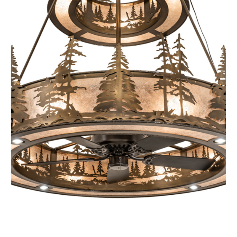 Tall Pines Downrod Ceiling Fan